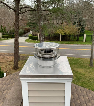 chimney chase cover installation long island