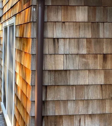 cedar shake siding installation